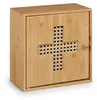 Szafka na leki Relaxdays, bambusowa, szafka stojąca, wys. x Podgląd zdjęcia produktu 9