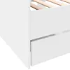vidaXL Tagesbett mit Schubladen ohne Matratze Weiß 100x200 Produktbild-Vorschau 7
