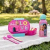 Barbie and Friends 4 tlg Kinder Set Brotdose Aluminium Produktbild-Vorschau 6