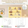MODFU Multifunktionsvitrine Standvitrine mit 2 Schranktüren Produktbild-Vorschau 6