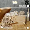 Creative Deco Veľká Drevená škatuľa XXL s Vekom | 40x30x22 Náhľad obrázku produktu 4