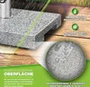 tillvex® Pied de parasol en granit avec poignée de Voir les images du produit 3
