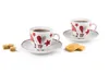 Excelsa Set Von 6 Espressotassen Mit Untertassen Gnomo Produktbild-Vorschau 2