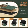INONEFT Retro-dressoir met 5 laden, dressoir met stalen Productafbeelding-voorbeeld 6
