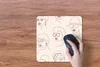 MuchoWow® Mauspad Mousepad Frau - Linienkunst - Muster - Produktbild-Vorschau 3