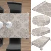 Tischdecke Wachstuch Ornamente Beige Robust Wasserabweisend Produktbild-Vorschau 5