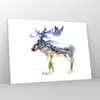 Bilder auf glas - Moose Berge Winter illustration - Produktbild-Vorschau 4