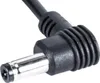 A close-up shot of a black and silver power adapter plug with a right-angle connector. Náhľad obrázku produktu