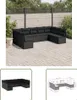 The Living Store 9-tlg. Garten-Sofagarnitur mit Kissen Produktbild-Vorschau 1