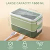 Bento Box für Erwachsene Auslaufsicher Lunchbox mit Produktbild-Vorschau 3