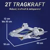 Bituxx Elektrischer 2T Wagenheber Scherenwagenheber KFZ Produktbild-Vorschau 2