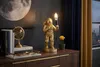 riess-ambiente Tischlampe ASTRONAUT 40cm gold Polyresin Produktbild-Vorschau 2