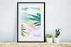 MuchoWow® Gerahmtes Poster Sommer - Abstrakt - Grün 40x60 Produktbild-Vorschau 4