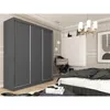 BEAUTYSOFA | Kleiderschrank MARIO 240 cm Graphite – Produktbild-Vorschau 2