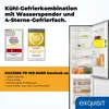 Exquisit Kühl-Gefrier-Kombination, Kühlschrank mit Produktbild-Vorschau 2