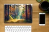 MuchoWow® Laptop Aufkleber Sticker Cover Wald - Sonne - Produktbild-Vorschau 2