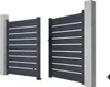 Gartentor Flügeltor Doppeltor - 305 x 183 cm - durchbrochen Produktbild-Vorschau 3