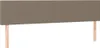 The Living Store Boxspringbett mit Matratze Taupe 200x200 Produktbild-Vorschau 5