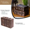 Vintage Holzkoffer mit Klassik Design von HMF mit 38 cm Breite in verschiedenen Größen Produktbild-Vorschau