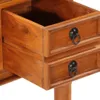 vidaXL Schreibtisch mit Schubladen 110x50x76 cm Massivholz Produktbild-Vorschau 8