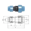 UNIDELTA PE Reduziermuffe 20x25mm Trinkwasser Fitting Produktbild-Vorschau 2