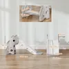 3-in-1 Rutsche für Kinder, Giraffenform, Basketballkorb, Produktbild-Vorschau 7