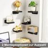 Alsonerbay Wandregal Klein Schweberegal 6er Set, 10cm Mini Produktbild-Vorschau 4
