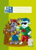 Cartoon characters dressed as pirates on a wooden deck, with a ship's wheel and a spyglass. Produktbild-Vorschau