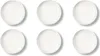 Set di 6 piatti fondi Excelsa Nordic 18 cm Kermik Bianco Anteprima dell’immagine prodotto 1