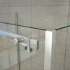 U-Form Duschkabine 145x195cm Schiebetür mit 80x80x195cm Produktbild-Vorschau 6