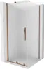 Mexen Velar Duschkabine 90x90 cm, Frostglas Roségold Produktbild-Vorschau 1