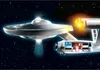 A model of the Starship Enterprise from Star Trek in space. Podgląd zdjęcia produktu