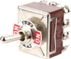 ON/OFF/ON 3polohový přepínač 4PDT 12pólový 12 mm 15 A/250 Náhled obrázku produktu 4