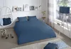 Good Morning Bettwäsche-Set Uni 200×200/220 cm Denim Produktbild-Vorschau 3