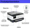 OfficeJet Pro 8122e Multifunktionsdrucker, Grau Produktbild-Vorschau 10