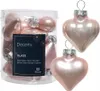 Christbaumschmuck Herzen 4cm Glas 12 Stück - Puderrosa Produktbild-Vorschau 6