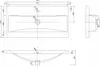 Stamar Badezimmerschrank Weiß 80cm + Waschbecken Hochglanz Produktbild-Vorschau 8