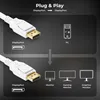 Diagram showing how to connect a DisplayPort cable from a PC to a monitor, gaming monitor, or graphics monitor. Produktbild-Vorschau