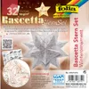 folia ulotka składana Bascetta gwiazda, biała / z nadrukiem Podgląd zdjęcia produktu 1