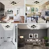 48W Modern LED Deckenleuchte 4-flammig Wellenförmig lampe, Produktbild-Vorschau 8