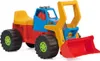 Detské odrážadlo Bager nakladač BAYO 74 cm modrý Náhľad obrázku produktu 3