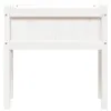 vidaXL Pflanzkübel mit Beinen Weiß 70x31x70 cm Massivholz Produktbild-Vorschau 5