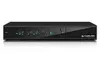 A black satellite receiver with a digital display on a white background. Náhled obrázku produktu