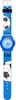 A blue children's watch with a soccer ball pattern on the strap, shown against a white background. Produktbild-Vorschau