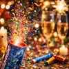 4 bombes de table Partypopper Nouvel An, feu d'artifice Voir les images du produit 3