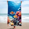 FEBE Strandtuch XXL 100x180 cm Goldfisch Badetuch Groß 100% Produktbild-Vorschau 6