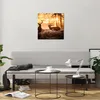 Bilder auf glas - Deer Heidekraut Tier - 50x50cm - Produktbild-Vorschau 6
