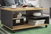VCM - Table basse souple en bois Rolls Stango H. 41 x B. 80 Voir les images du produit 3