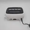 A brother P-touch D200BWVP label maker is shown from a slightly elevated front-side angle, plugged into a power source. Produktbild-Vorschau