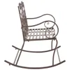 vidaXL Záhradná lavička 104 cm Iron Antique Brown Náhľad obrázku produktu 2